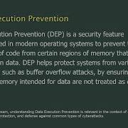 DEP Data Execution Prevention