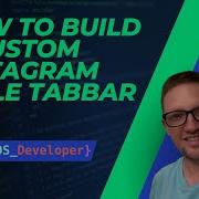 How To Build A Custom Instagram Style TabBar Programmatically IOS