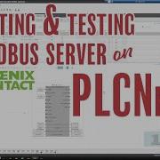 Creating And Testing A Modbus Server On PLC NEXT