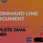 24 Command Line Arguments Learn Complete Java In Hindi Java Standard Edition