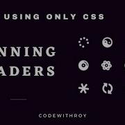 CSS Animations How To Make Spinning Loaders Using Only CSS Pure CSS Spinning Loaders