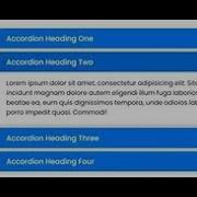 Responsive Accordion Menu Using Only HTML CSS