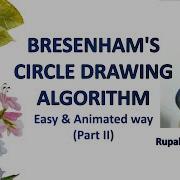 BRESENHAM S CIRCLE DRAWING ALGORITHM Easy Animated Way Part II