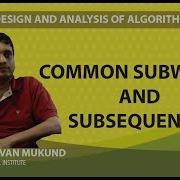 Common Subwords And Subsequences