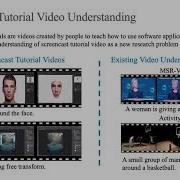 Screencast Tutorial Video Understanding