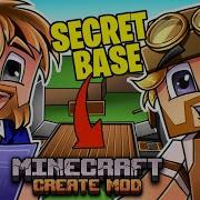 How To Build A Secret Base With The Create Mod In Minecraft Day 12