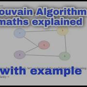 Louvain Algorithm Explanation With Example For Community Detection In Graphs