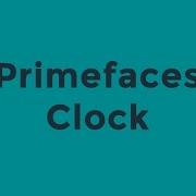 JSF Primefaces Clock