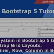 Grid System In Bootstrap 5 Tutorial Step By Step Bootstrap Grid Layouts Row Column In Bootstrap