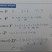 BrodieMaths Index Notation Video 1 A B Education Andrew Brodie Brodiemaths