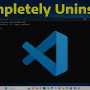 How To Uninstall Visual Studio Code With Extensions And Settings