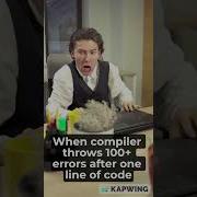 When Your Code Compiles With 100 Errors Coding Life Shorts Funnyshorts Techfunny