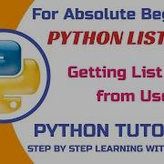 Getting User Input For Lists In Python Accepting List Data Dynamically Class 11 12 CS Python
