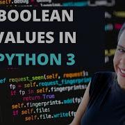 Boolean Values In Python 3