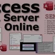 Use Access Databases Over The Internet Introducing The Microsoft Access SQL Server Online Seminar