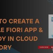 Create SAP Fiori List Report App Deploying App In Cloud Foundry Access Via SAP Build Work Zone