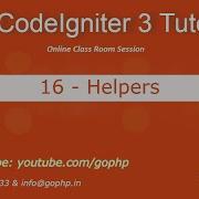 16 Helpers In CodeIgniter Loading Helpers Into Controllers CodeIgniter 3 Tutorial
