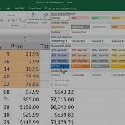 Apply Styles In Excel