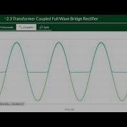 Full Wave Bridge Rectifier Simulation Multisim