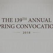 2018 UM Spring Convocation Thursday May 24 Morning Ceremony Bannatyne