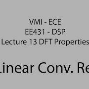 EE431 13 DFT Properties 02 Linear Convolution Review
