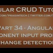 Angular Component Input Property Change Detection