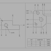 Intermediate AutoCAD Ordinate Dimensions And Tables