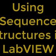 Using Flat Sequence Structure LabVIEW