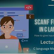 Scanf Function In C Language Format Specifieres In C Language Address Operator In C Language
