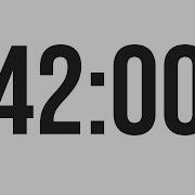 42 MINUTE TIMER COUNTDOWN TIMER MINIMAL