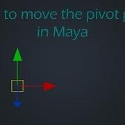 How To Move The Pivot Point In Maya Maya Tutorial