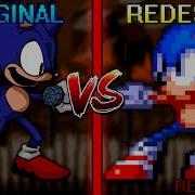 FNF Vs Sonic Exe 2 0 Faker Black Sun Original VS Redesign Exe Original And Fanmade Comparison