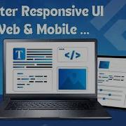RESPONSIVE DESIGN Flutter Tutorial Web And Mobile MediaQuery Flutter Responsive Kumaar