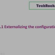 12 Externalizing Configuration