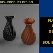 FLOWER POT DESIGN IN SOLIDWORKS FLEX COMMAND SOLIDWORKSTUTORIAL TAMIL CAD TUTORIALS