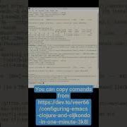 Configuring Emacs Clojure And CljKondo In 30 Seconds