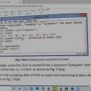 Chapter 7 Lists In Python Class 11 By Sunil Kumar Chittora