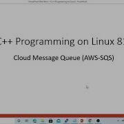 C Programming On Linux AWS SQS Cloud Message Queue Example