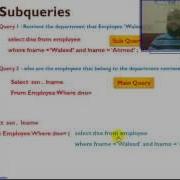 63 Oracle Subqueries Nested Queries تعليم أوراكل