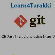 Git Part 1 How To Clone GitHub Repository Using HTTPS URL Git Clone