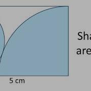 Geometry Maths Problem Find The Area Of The Semi And Quarter Circles Inside The Rectangle