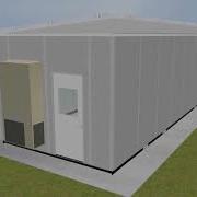 Prefabricated Motor Control Center Building Fly Through 3D Rendering