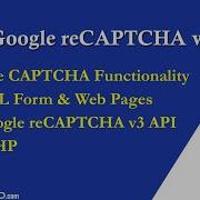 Integrate Google ReCAPTCHA V3 In HTML Form With PHP