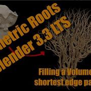 Filling A Volume With Roots Using The Shortest Edge Path Node
