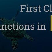 First Class Functions In JavaScript