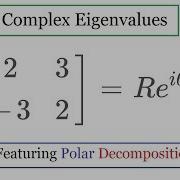 Complex Eigenvalues