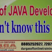Java Tutorials 99 Of JAVA Developers Don T Know This By Durga Sir