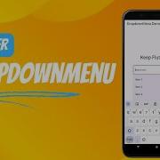 Виджет выпадающего меню Flutter