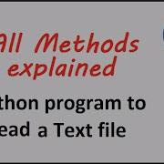 Python Program To Read A Text File All Methods Explained
