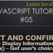 Alert Confirm JavaScript Tutorial 05